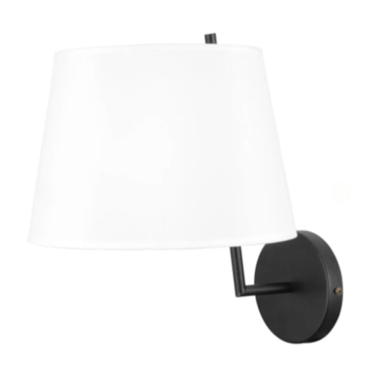 ARANDELA BELLA CANDELA LED 40W BIVOLT 32X26CM METAL E TECIDO PRETO | BELLA ILUMINAÇÃO SQ017B ARANDELA BELLA CANDELA LED 40W BIVOLT 32X26CM METAL E TECIDO PRETO | BELLA ILUMINAÇÃO SQ017B