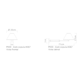 ARANDELA BRAÇO 5/16' COM 50CM 2 ARTICULAÇÕES LATÃO | GOLDEN-ART P930LT ARANDELA BRAÇO 5/16' COM 50CM 2 ARTICULAÇÕES LATÃO | GOLDEN-ART P930LT