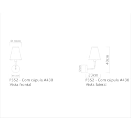ARANDELA BRAÇO COM MADEIRA PINTURA AÇO/ALUMÍNIO | GOLDEN-ART P352PI ARANDELA BRAÇO COM MADEIRA PINTURA AÇO/ALUMÍNIO | GOLDEN-ART P352PI