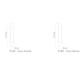 ARANDELA CAMARIM 57X09X09CM PINTURA AÇO/ALUMÍNIO | GOLDEN-ART P388PI ARANDELA CAMARIM 57X09X09CM PINTURA AÇO/ALUMÍNIO | GOLDEN-ART P388PI