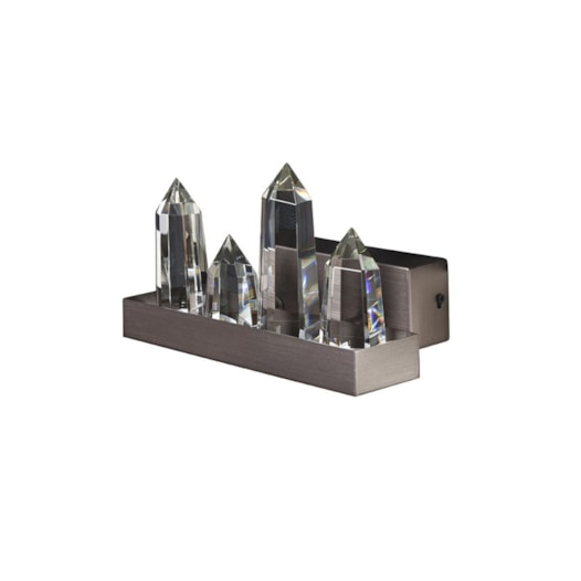 ARANDELA CASTILLO LED 8W 3000K MARROM/CRISTAL | STUDIOLUCE BLACK AR1456 ARANDELA CASTILLO LED 8W 3000K MARROM/CRISTAL | STUDIOLUCE BLACK AR1456