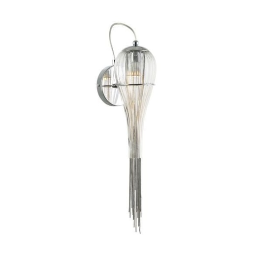 ARANDELA CLAM 45X12X18CM METAL CROMADO E VIDRO TRANSPARENTE | STUDIOLUCE WHITE AR1380CR ARANDELA CLAM 45X12X18CM METAL CROMADO E VIDRO TRANSPARENTE | STUDIOLUCE WHITE AR1380CR