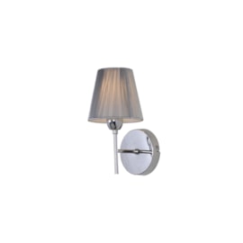 ARANDELA CLAUDIA METAL E FIOS DE SEDA PRATA 1XE14 | HEVVY 0736 L-0001/W1 SIL ARANDELA CLAUDIA METAL E FIOS DE SEDA PRATA 1XE14 | HEVVY 0736 L-0001/W1 SIL