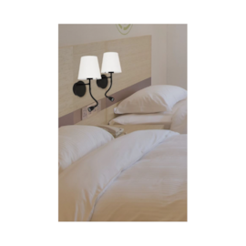 ARANDELA COSY 16X17X30CM 1XE27 + LED 2W 3000K METAL PRETO | STUDIOLUCE WHITE QAR1337PT ARANDELA COSY 16X17X30CM 1XE27 + LED 2W 3000K METAL PRETO | STUDIOLUCE WHITE QAR1337PT