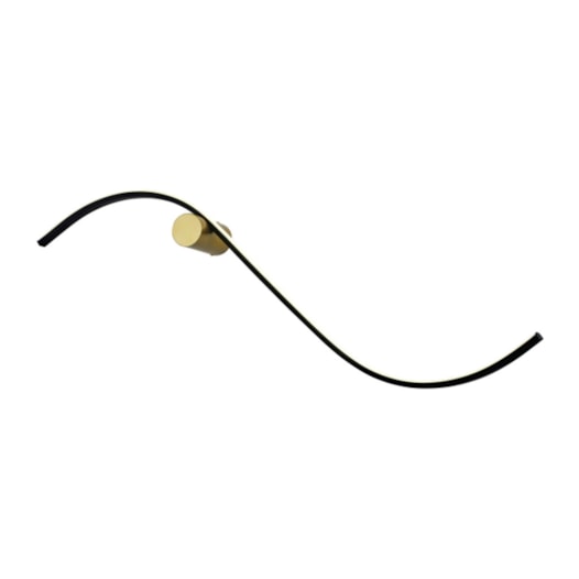 ARANDELA CURLING N/A PRETO + DOURADO 1000X80 LED 15W 3000K 900LM BIVOLT | USINA IMPORTS UI20220/100PTDR ARANDELA CURLING N/A PRETO + DOURADO 1000X80 LED 15W 3000K 900LM BIVOLT | USINA IMPORTS UI20220/100PTDR