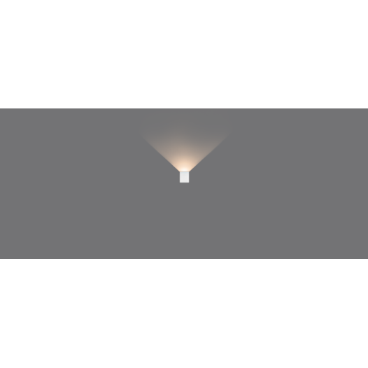 ARANDELA DE EFEITO WALL PLUS 1 FACHO ABERTO 3000K 5W POLICARBONATO BRANCO | STELLA STL22733BR/30 ARANDELA DE EFEITO WALL PLUS 1 FACHO ABERTO 3000K 5W POLICARBONATO BRANCO | STELLA STL22733BR/30