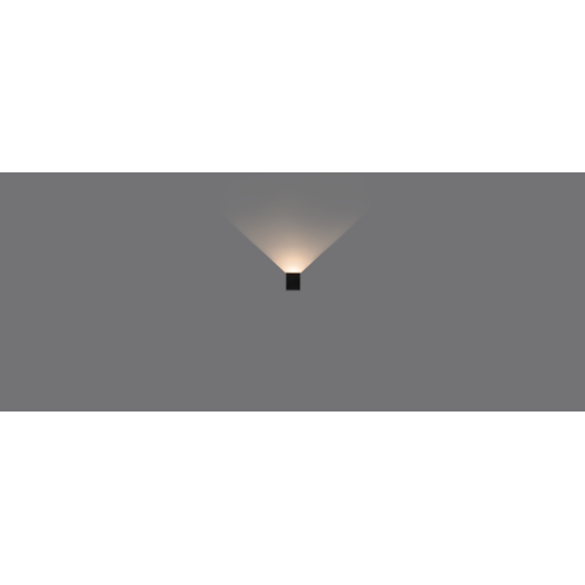 ARANDELA DE EFEITO WALL PLUS 1 FACHO ABERTO 3000K 5W POLICARBONATO PRETO | STELLA STL22733PTO/30 ARANDELA DE EFEITO WALL PLUS 1 FACHO ABERTO 3000K 5W POLICARBONATO PRETO | STELLA STL22733PTO/30