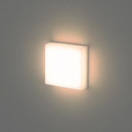 ARANDELA DE LUZ GERAL ICE QUADRADA 3000K BRANCO | STELLA STL21700BR/30 ARANDELA DE LUZ GERAL ICE QUADRADA 3000K BRANCO | STELLA STL21700BR/30
