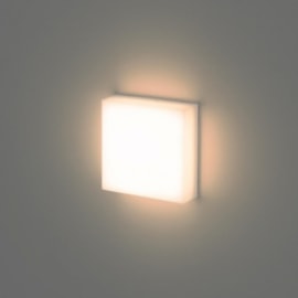 ARANDELA DE LUZ GERAL ICE QUADRADA 3000K BRANCO | STELLA STL21700BR/30