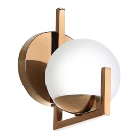 ARANDELA DE PAREDE 1XG9 BIVOLT 21X12X17CM METAL E VIDRO | OLD ARTISAN AR-5402 ARANDELA DE PAREDE 1XG9 BIVOLT 21X12X17CM METAL E VIDRO | OLD ARTISAN AR-5402