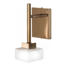 ARANDELA DE PAREDE 2700K 5,5W 220V 23X12X12CM METAL E VIDRO | OLD ARTISAN AR-5397 ARANDELA DE PAREDE 2700K 5,5W 220V 23X12X12CM METAL E VIDRO | OLD ARTISAN AR-5397