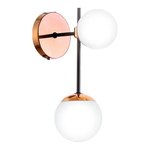 ARANDELA DE PAREDE 2XG9 35X12X23CM METAL E VIDRO | OLD ARTISAN AR-5327 ARANDELA DE PAREDE 2XG9 35X12X23CM METAL E VIDRO | OLD ARTISAN AR-5327