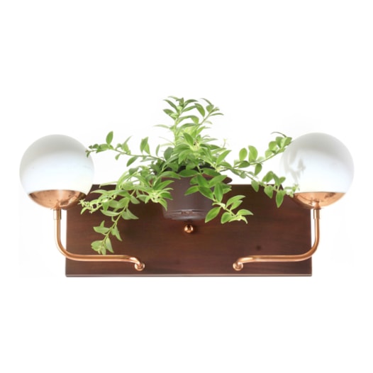 ARANDELA DE PAREDE 2XG9 BIVOLT 53X16CM METAL E VIDRO | OLD ARTISAN AR-5430/A ARANDELA DE PAREDE 2XG9 BIVOLT 53X16CM METAL E VIDRO | OLD ARTISAN AR-5430/A