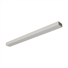 ARANDELA DE PAREDE BASTONE RETANGULAR 5X125X6CM METAL E ACRÍLICO BRANCO | BELLA ITALIA AR204