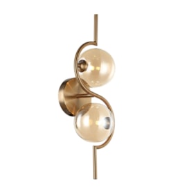 ARANDELA DE PAREDE DEUCE 2XG9 17X22X50CM METAL E VIDRO BRONZE E CHAMPAGNE | STUDIOLUCE WHITE AR1346 ARANDELA DE PAREDE DEUCE 2XG9 17X22X50CM METAL E VIDRO BRONZE E CHAMPAGNE | STUDIOLUCE WHITE AR1346