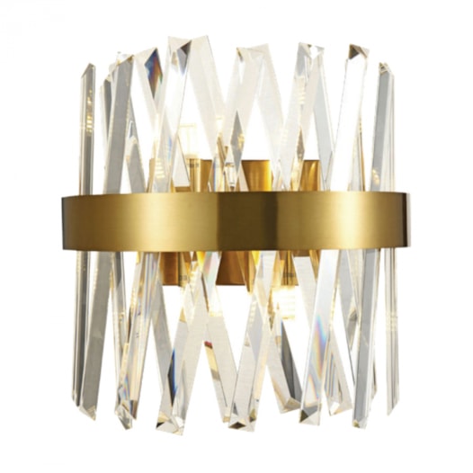 ARANDELA DE PAREDE HORT DOURADO E TRANSPARENTE | STUDIOLUCE AR1783 ARANDELA DE PAREDE HORT DOURADO E TRANSPARENTE | STUDIOLUCE AR1783