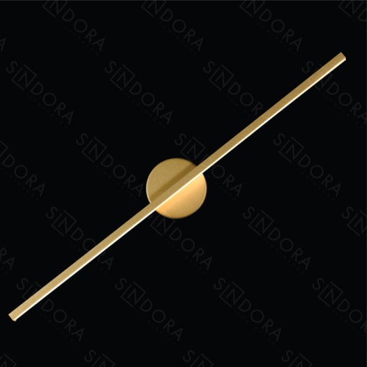 ARANDELA DE PAREDE LED 3000K 11W BIVOLT 12X80CM METAL DOURADO | SINDORA ILUMINAÇÃO DCB015087 ARANDELA DE PAREDE LED 3000K 11W BIVOLT 12X80CM METAL DOURADO | SINDORA ILUMINAÇÃO DCB015087