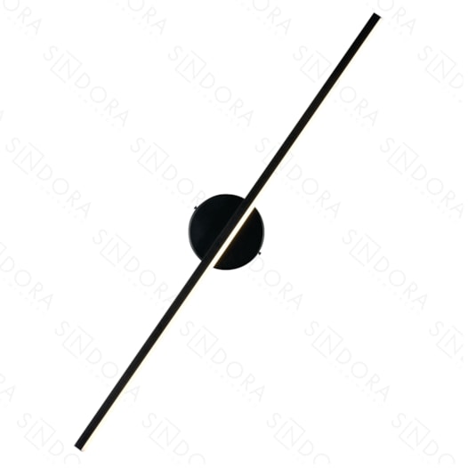 ARANDELA DE PAREDE LED 3000K 11W BIVOLT 12X80CM METAL PRETO | SINDORA ILUMINAÇÃO DCB015088 ARANDELA DE PAREDE LED 3000K 11W BIVOLT 12X80CM METAL PRETO | SINDORA ILUMINAÇÃO DCB015088