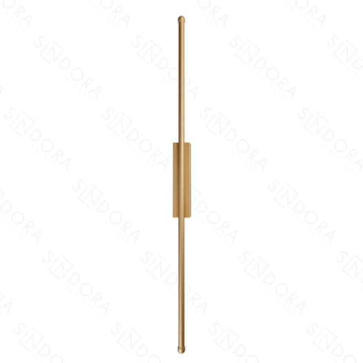 ARANDELA DE PAREDE LED 3000K 12W BIVOLT 80CM METAL DOURADO | SINDORA ILUMINAÇÃO DCB03142 ARANDELA DE PAREDE LED 3000K 12W BIVOLT 80CM METAL DOURADO | SINDORA ILUMINAÇÃO DCB03142