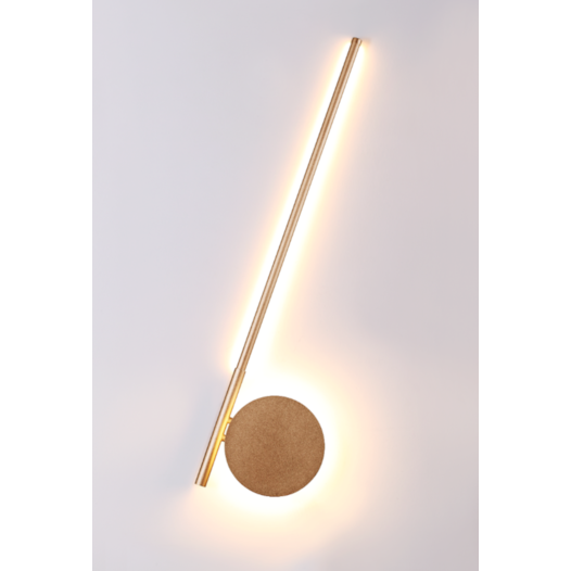ARANDELA DE PAREDE LED 3000K 16W BIVOLT 60X19X3,5CM METAL E ACRÍLICO DOURADO | SINDORA ILUMINAÇÃO DCB01128 ARANDELA DE PAREDE LED 3000K 16W BIVOLT 60X19X3,5CM METAL E ACRÍLICO DOURADO | SINDORA ILUMINAÇÃO DCB01128
