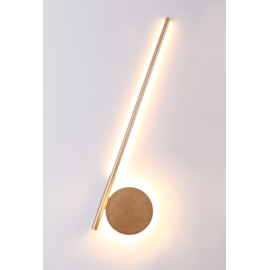 ARANDELA DE PAREDE LED 3000K 16W BIVOLT 60X19X3,5CM METAL E ACRÍLICO DOURADO | SINDORA ILUMINAÇÃO DCB01128 ARANDELA DE PAREDE LED 3000K 16W BIVOLT 60X19X3,5CM METAL E ACRÍLICO DOURADO | SINDORA ILUMINAÇÃO DCB01128