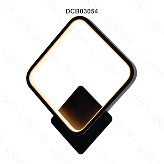 ARANDELA DE PAREDE LED 3000K 17W BIVOLT 32X28CM METAL E SILICONE PRETO | SINDORA ILUMINAÇÃO DCB03054 ARANDELA DE PAREDE LED 3000K 17W BIVOLT 32X28CM METAL E SILICONE PRETO | SINDORA ILUMINAÇÃO DCB03054