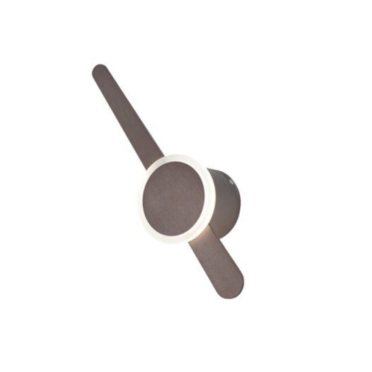 ARANDELA DE PAREDE LED 3000K 17W BIVOLT 60CM METAL E SILICONE MARROM | SINDORA ILUMINAÇÃO DCB015058 ARANDELA DE PAREDE LED 3000K 17W BIVOLT 60CM METAL E SILICONE MARROM | SINDORA ILUMINAÇÃO DCB015058