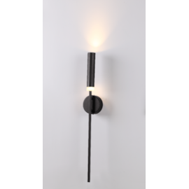 ARANDELA DE PAREDE LED 3000K 7W BIVOLT 65X10X7CM METAL E ACRÍLICO PRETO | SINDORA ILUMINAÇÃO DCB01141 ARANDELA DE PAREDE LED 3000K 7W BIVOLT 65X10X7CM METAL E ACRÍLICO PRETO | SINDORA ILUMINAÇÃO DCB01141