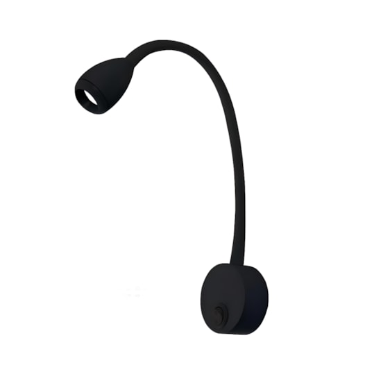 ARANDELA DE PAREDE LED BETT ARTICULADO 3000K 3W BIVOLT 33CM METAL PRETO | NORDECOR 2053 ARANDELA DE PAREDE LED BETT ARTICULADO 3000K 3W BIVOLT 33CM METAL PRETO | NORDECOR 2053