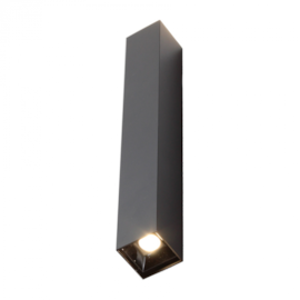 ARANDELA DE PAREDE LED BOX FACHO DUPLO 3000K 4W BIVOLT 24X3,5X3,5CM METAL | SPOTLINE 1088/240-3000K ARANDELA DE PAREDE LED BOX FACHO DUPLO 3000K 4W BIVOLT 24X3,5X3,5CM METAL | SPOTLINE 1088/240-3000K
