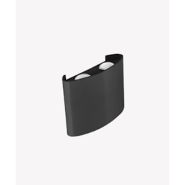 ARANDELA DE PAREDE LED CLESSIDRA FACHO DUPLO EXTERNO 3000K 4W BIVOLT 7,5X10X3,8CM ALUMÍNIO PRETO | OPUS LED OPS 81379 ARANDELA DE PAREDE LED CLESSIDRA FACHO DUPLO EXTERNO 3000K 4W BIVOLT 7,5X10X3,8CM ALUMÍNIO PRETO | OPUS LED OPS 81379