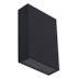 ARANDELA DE PAREDE LED CUBE EXTERNO 3000K 4W BIVOLT 12,3X8,3X3CM POLICARBONATO PRETO | GAYA 9683