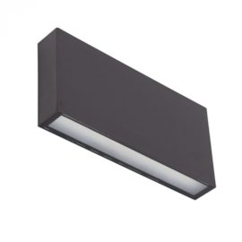 ARANDELA DE PAREDE LED CUBE FACHO DUPLO EXTERNO 3000K 8W BIVOLT 10X20X3,1CM MARROM | GAYA 3143 ARANDELA DE PAREDE LED CUBE FACHO DUPLO EXTERNO 3000K 8W BIVOLT 10X20X3,1CM MARROM | GAYA 3143