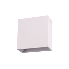 ARANDELA DE PAREDE LED DRON QUADRADO FACHO DUPLO AJUSTÁVEL 3000K 4W BIVOLT BRANCO | NORDECOR 2010