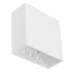 ARANDELA DE PAREDE LED FACHO DUPLO AJUSTÁVEL EXTERNO 3000K 4W BIVOLT 12X12X5,2CM BRANCO | GAYA 9680 ARANDELA DE PAREDE LED FACHO DUPLO AJUSTÁVEL EXTERNO 3000K 4W BIVOLT 12X12X5,2CM BRANCO | GAYA 9680