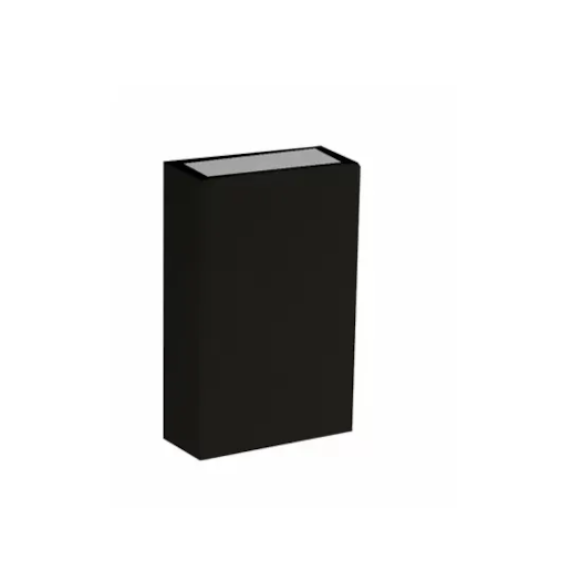 ARANDELA DE PAREDE LED FIT RETANGULAR FACHO DUPLO ABERTO 3000K 4W BIVOLT PRETO | NORDECOR 2049 ARANDELA DE PAREDE LED FIT RETANGULAR FACHO DUPLO ABERTO 3000K 4W BIVOLT PRETO | NORDECOR 2049