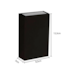 ARANDELA DE PAREDE LED FIT RETANGULAR FACHO DUPLO ABERTO 3000K 4W BIVOLT PRETO | NORDECOR 2049 ARANDELA DE PAREDE LED FIT RETANGULAR FACHO DUPLO ABERTO 3000K 4W BIVOLT PRETO | NORDECOR 2049