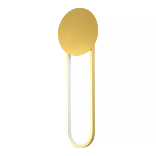 ARANDELA DE PAREDE LED GRASSETTO 3000K 12W BIVOLT 43X15X4CM ALUMÍNIO E ABS DOURADO | SL ILUMINAÇÃO 2031-181 ARANDELA DE PAREDE LED GRASSETTO 3000K 12W BIVOLT 43X15X4CM ALUMÍNIO E ABS DOURADO | SL ILUMINAÇÃO 2031-181