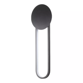 ARANDELA DE PAREDE LED GRASSETTO 3000K 12W BIVOLT 43X15X4CM ALUMÍNIO E ABS PRETO | SL ILUMINAÇÃO 2031-180 ARANDELA DE PAREDE LED GRASSETTO 3000K 12W BIVOLT 43X15X4CM ALUMÍNIO E ABS PRETO | SL ILUMINAÇÃO 2031-180