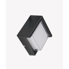 ARANDELA DE PAREDE LED IGLU QUADRADA 3000K 12W BIVOLT 16X16X10CM ALUMÍNIO E ACRÍLICO PRETO | OPUS LED OPS 33990 ARANDELA DE PAREDE LED IGLU QUADRADA 3000K 12W BIVOLT 16X16X10CM ALUMÍNIO E ACRÍLICO PRETO | OPUS LED OPS 33990