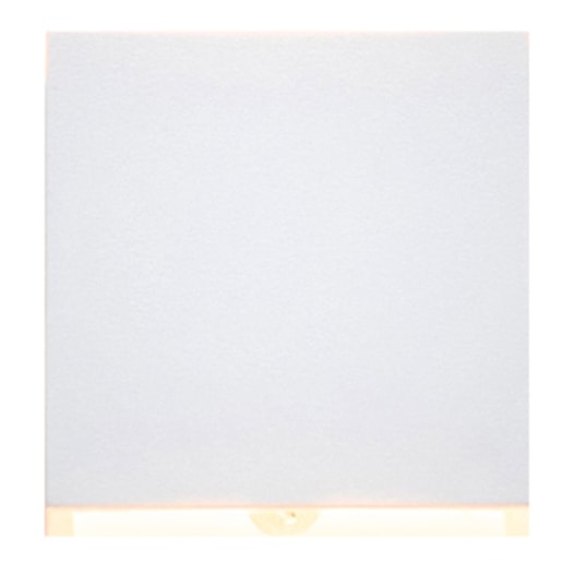 ARANDELA DE PAREDE LED KYUB QUADRADO FACHO DUPLO 3000K 2W BIVOLT 5X5X4CM ABS BRANCO | BELLA ILUMINAÇÃO KYU1AR01BR005 ARANDELA DE PAREDE LED KYUB QUADRADO FACHO DUPLO 3000K 2W BIVOLT 5X5X4CM ABS BRANCO | BELLA ILUMINAÇÃO KYU1AR01BR005