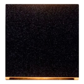 ARANDELA DE PAREDE LED KYUB QUADRADO FACHO DUPLO 3000K 2W BIVOLT 5X5X4CM ABS PRETO | BELLA ILUMINAÇÃO KYU1AR01PT005