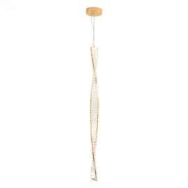 ARANDELA DE PAREDE LED LANCIATO 3000K 20W BIVOLT DOURADO E TRANSPARENTE | STUDIOLUCE AR1771