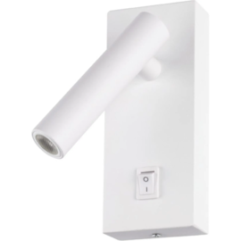 ARANDELA DE PAREDE LED LEYA DIRECIONÁVEL 3000K 2W BIVOLT BRANCO | GAYA 3121 ARANDELA DE PAREDE LED LEYA DIRECIONÁVEL 3000K 2W BIVOLT BRANCO | GAYA 3121