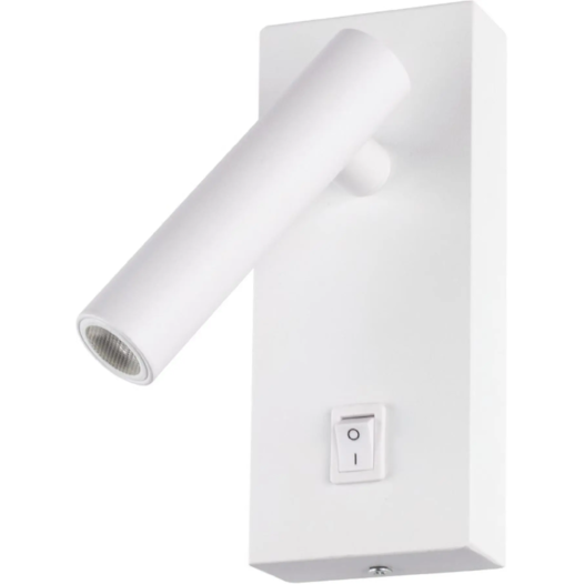 ARANDELA DE PAREDE LED LEYA DIRECIONÁVEL 3000K 2W BIVOLT BRANCO | GAYA 3121 ARANDELA DE PAREDE LED LEYA DIRECIONÁVEL 3000K 2W BIVOLT BRANCO | GAYA 3121