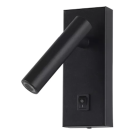 ARANDELA DE PAREDE LED LEYA DIRECIONÁVEL 3000K 2W BIVOLT PRETO | GAYA 3120 ARANDELA DE PAREDE LED LEYA DIRECIONÁVEL 3000K 2W BIVOLT PRETO | GAYA 3120