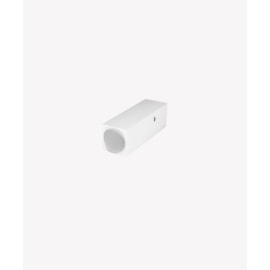 ARANDELA DE PAREDE LED MINIMA RETANGULAR EXTERNO 3000K 3W BIVOLT 7,5X2,5CM ALUMÍNIO BRANCO | OPUS LED OPS 86473