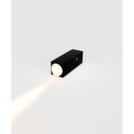 ARANDELA DE PAREDE LED MINIMA RETANGULAR EXTERNO 3000K 3W BIVOLT 7,5X2,5CM ALUMÍNIO PRETO | OPUS LED OPS 86480 ARANDELA DE PAREDE LED MINIMA RETANGULAR EXTERNO 3000K 3W BIVOLT 7,5X2,5CM ALUMÍNIO PRETO | OPUS LED OPS 86480