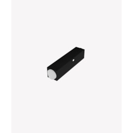 ARANDELA DE PAREDE LED MINIMA RETANGULAR EXTERNO 3000K 6W BIVOLT 12X2,5CM ALUMÍNIO PRETO | OPUS LED OPS 86503