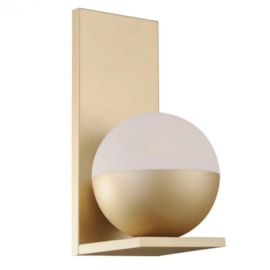 ARANDELA DE PAREDE LED MOON 3000K 7W BIVOLT DOURADO | STUDIOLUCE AR1640DO